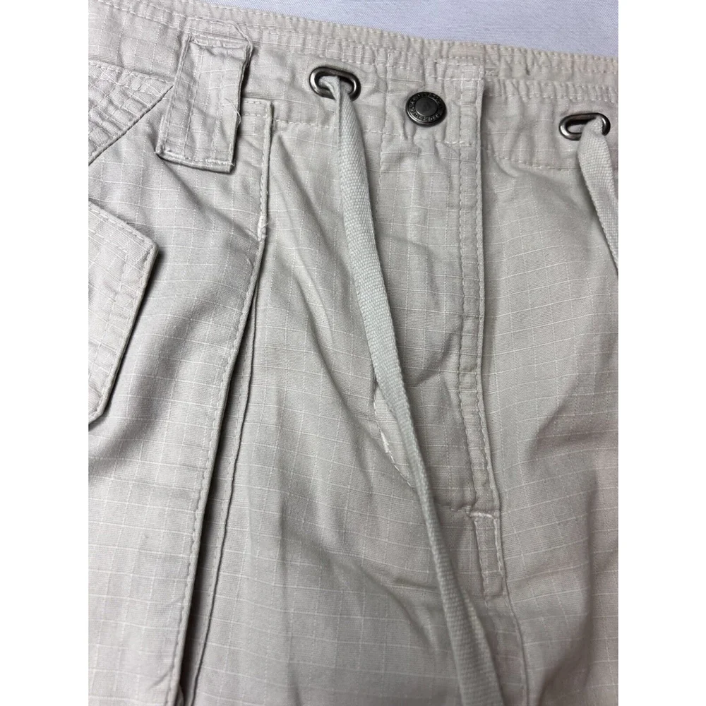 Magellan Sportswear Women’s Cream Cargo A Line Tie Front Skirt size 4 EUC - Picture 5 of 13